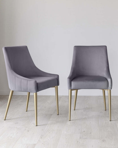 Juliana Velvet Dining Chair - 2 Set