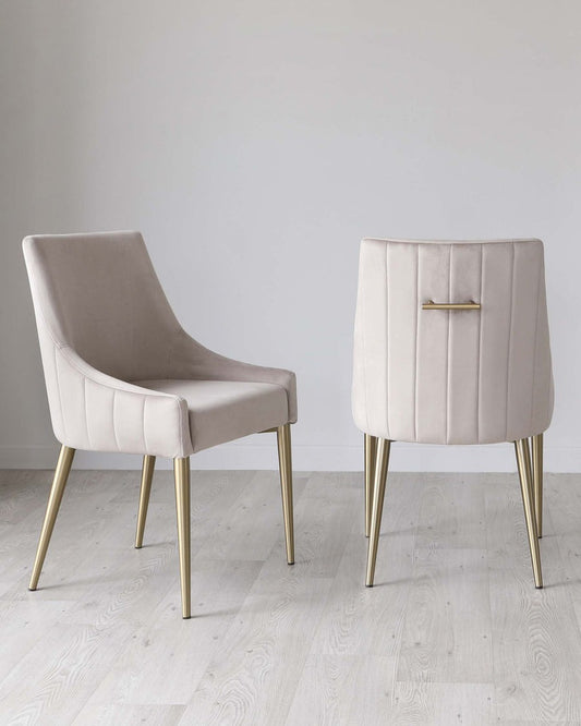 Juliana Velvet Dining Chair - 2 Set