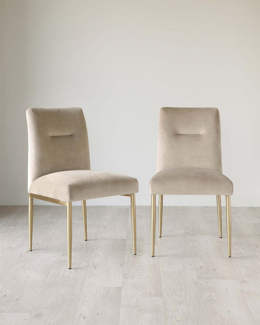 Keira Velvet Dining Chair - 2 Set