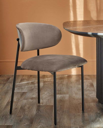 Cree Velvet Dining Chair - 2 Set