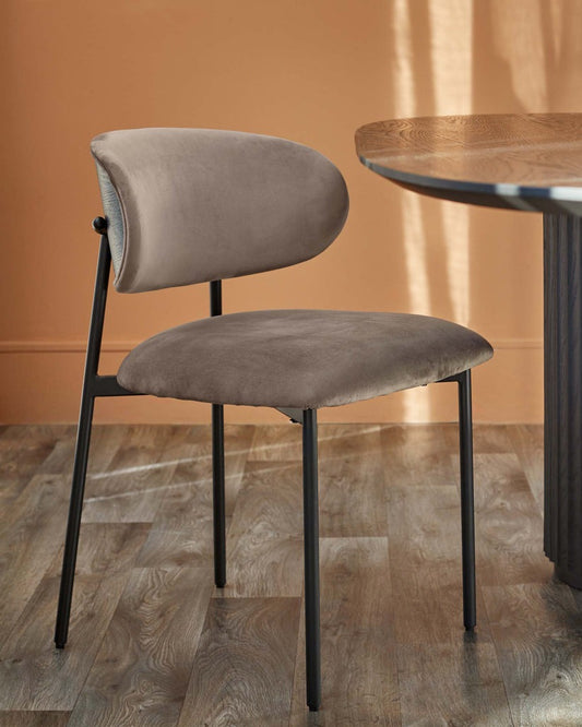 Cree Velvet Dining Chair - 2 Set