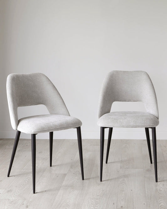 Lottie Fabric Dining Chair - 2 Set