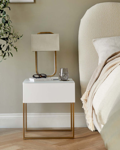 Benton Single Drawer Bedside Table