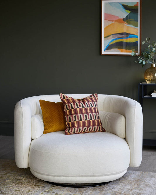 Henry Swivel Love Seat