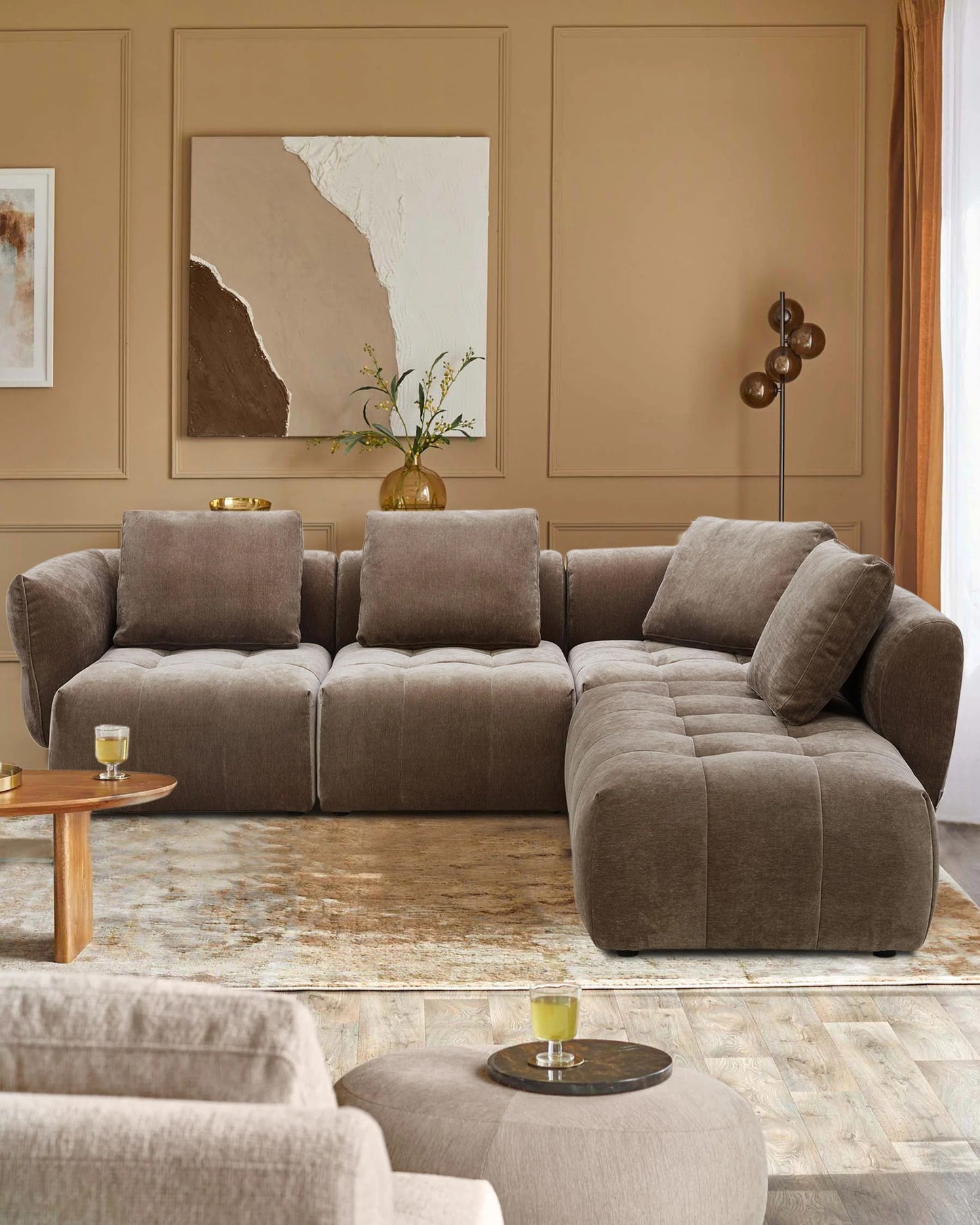 Lillian Right Hand Corner Chaise Sofa