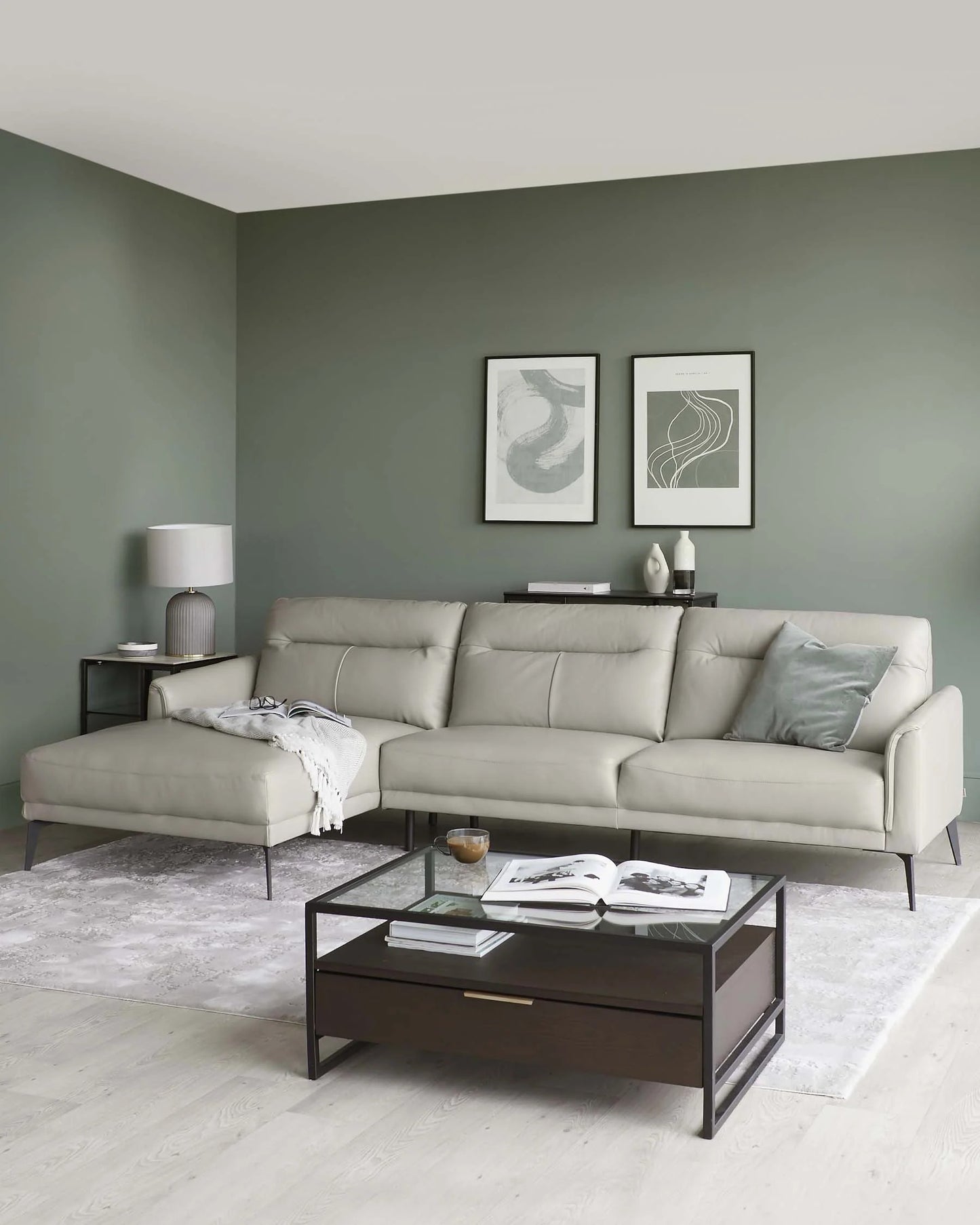 Brooks Left Hand Corner Chaise Sofa