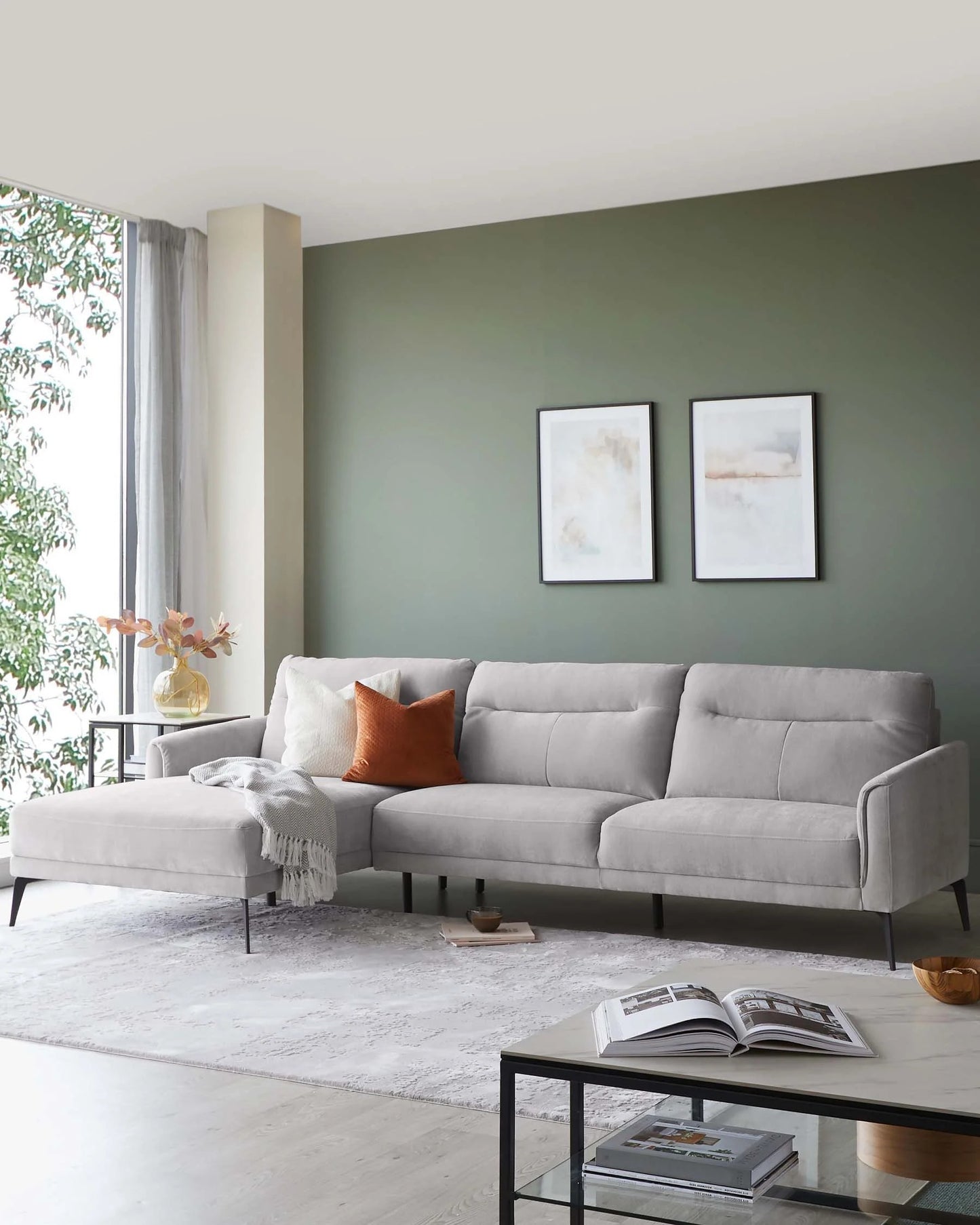 Brooks Left Hand Corner Chaise Sofa