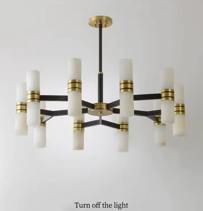Casa Alabaster Round Chandelier