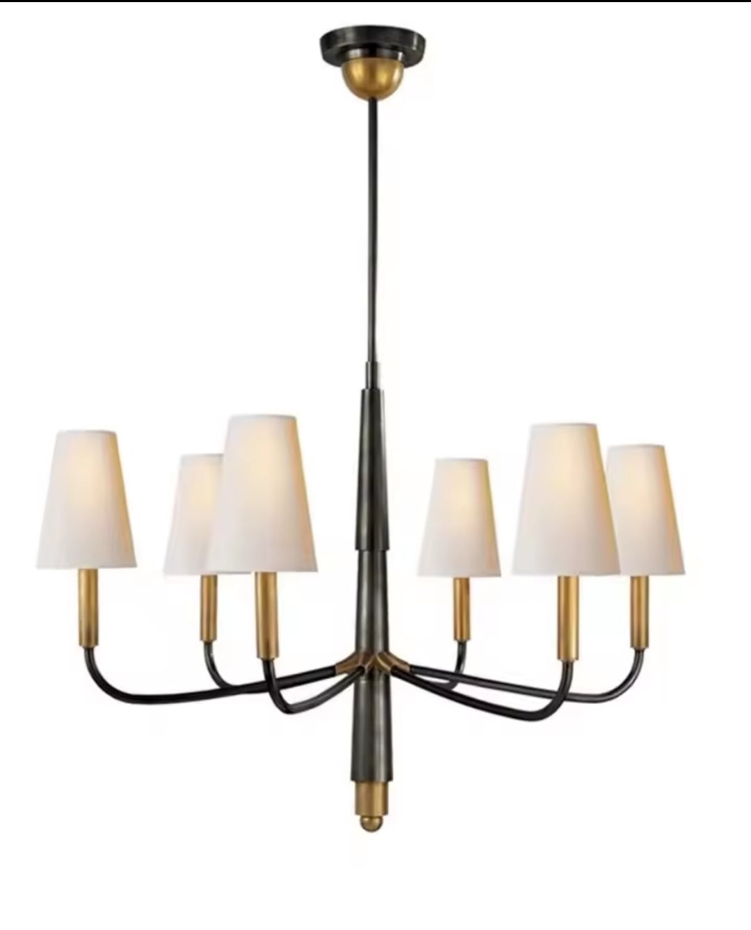 Serene 6-Light Pendant Light – Polished Copper