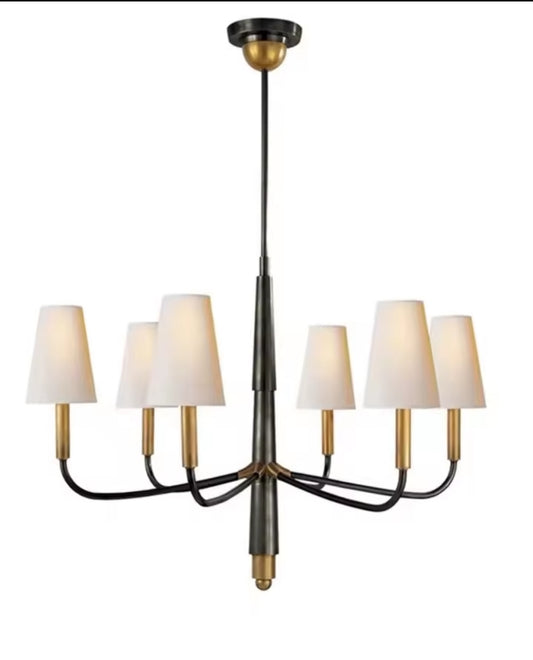 Serene 6-Light Pendant Light – Polished Copper