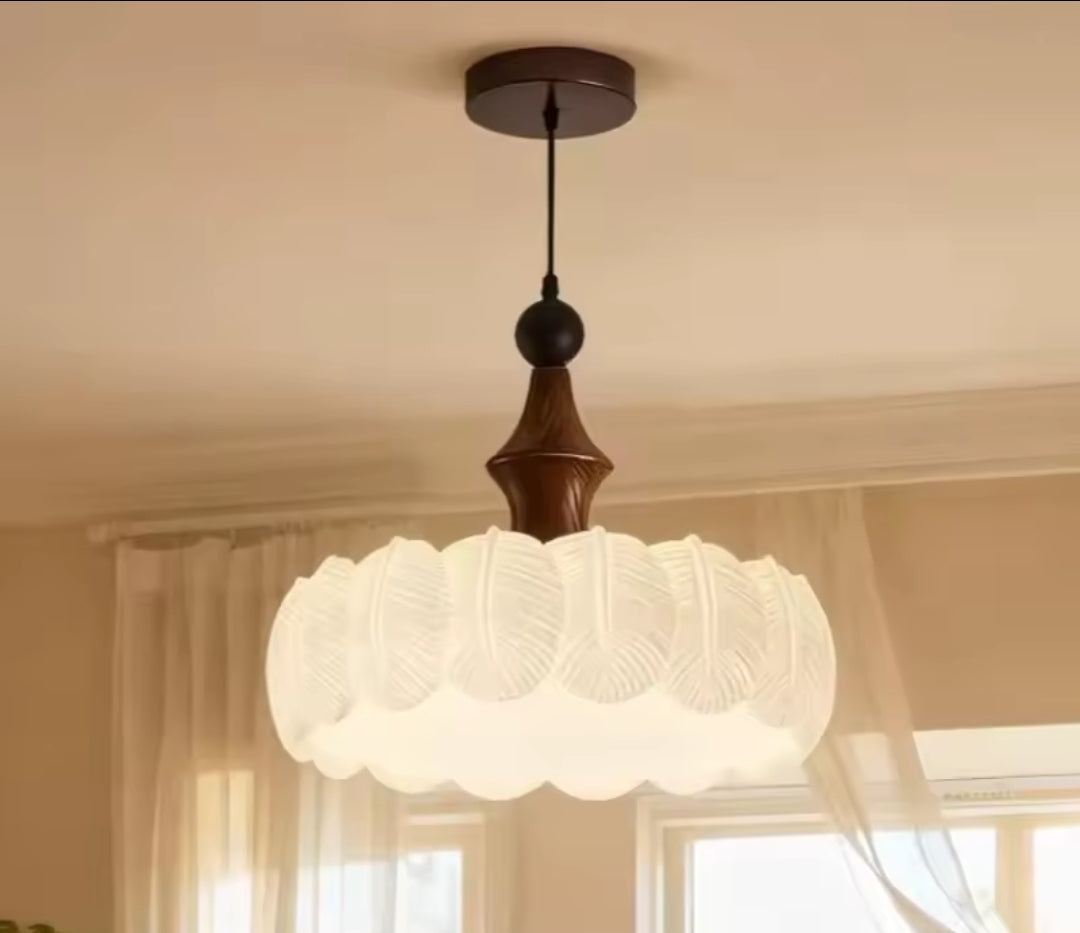 Helen Vintage French Style Cream Pendant Light