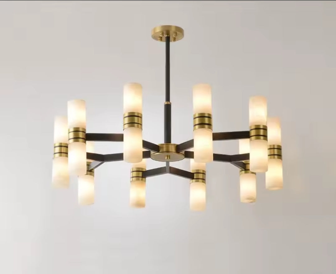 Casa Alabaster Round Chandelier