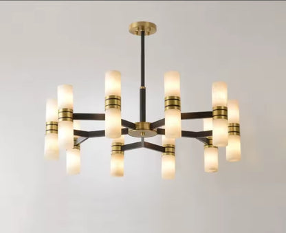 Casa Alabaster Round Chandelier