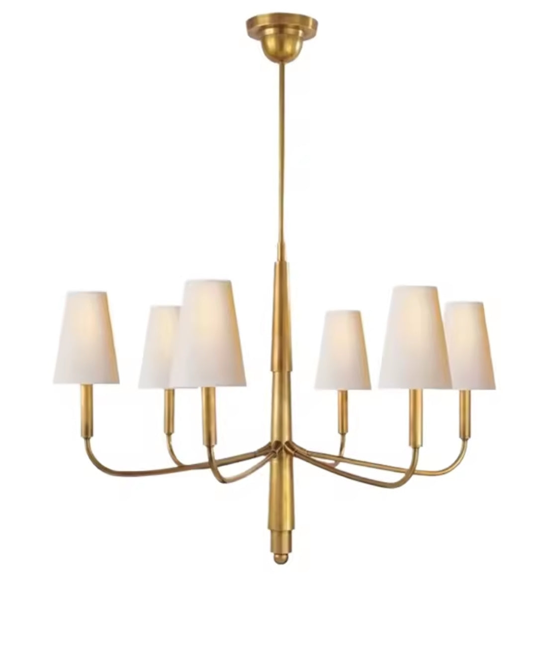 Serene 6-Light Pendant Light – Polished Copper