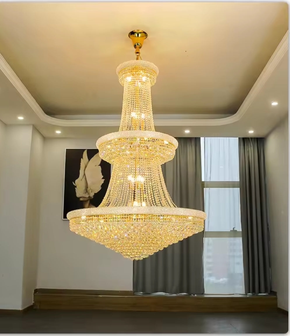 Damar Luxury Crystal Chandelier Living Room