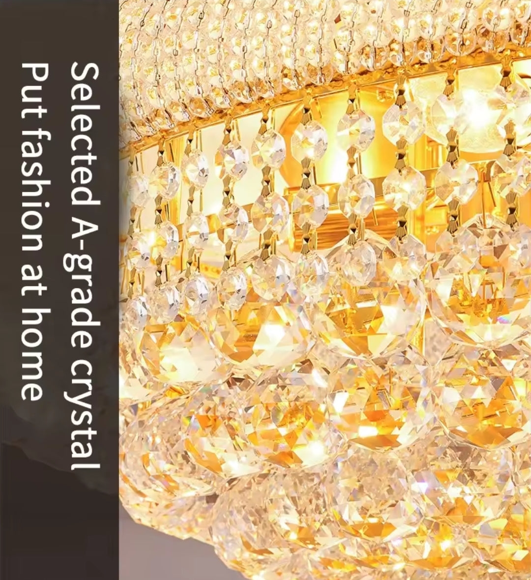 Damar Luxury Crystal Chandelier Living Room