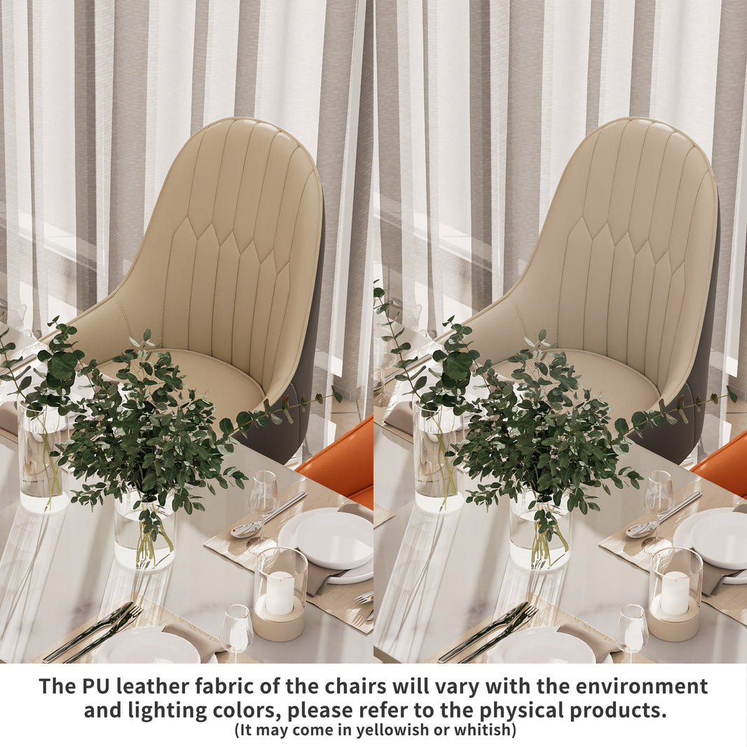 Mosco Dining Chair ,Set of 2, Upholstered Dining Room Chairs High Back Dining Chairs