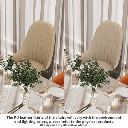 Mosco Dining Chair ,Set of 2, Upholstered Dining Room Chairs High Back Dining Chairs