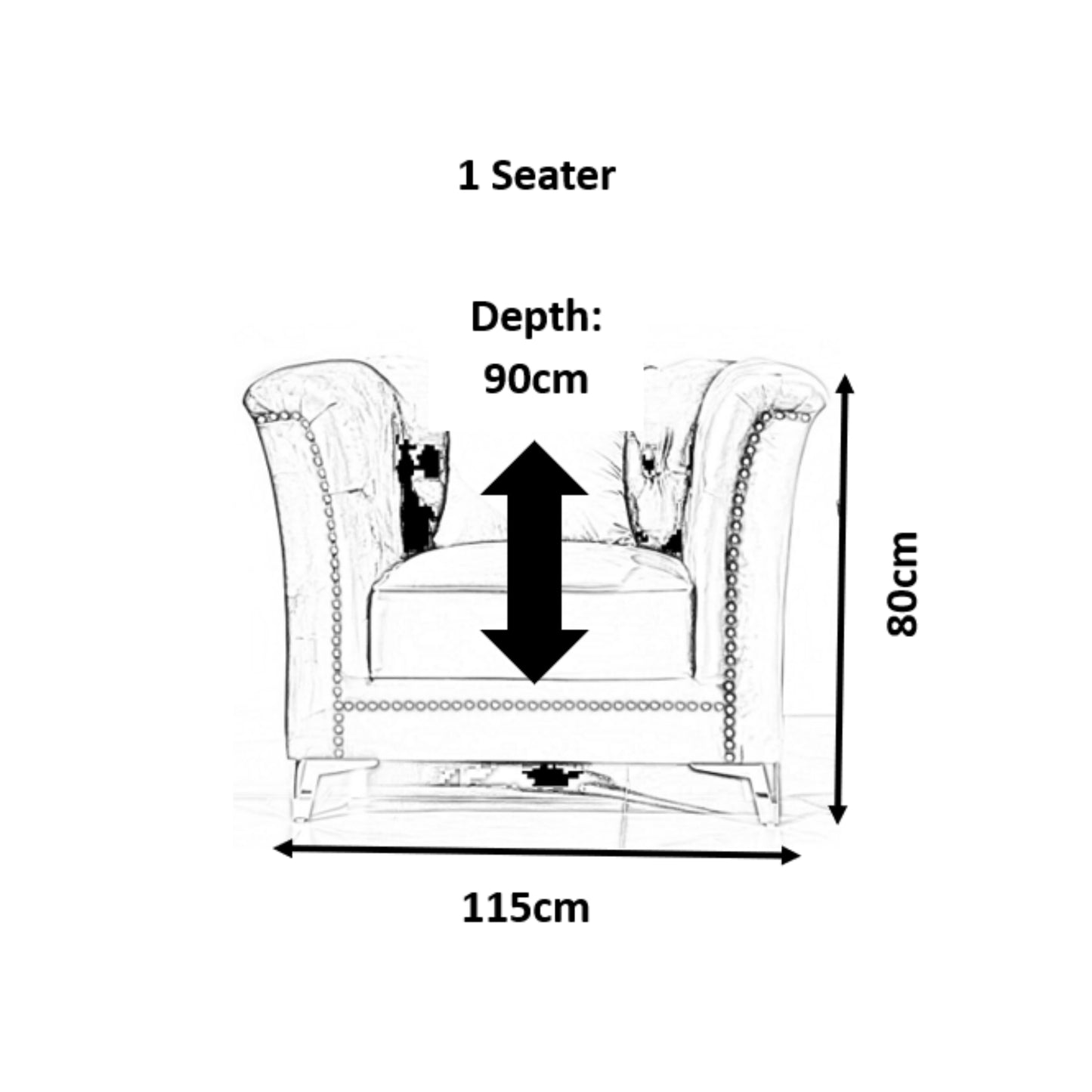 Matama Sofa Sets in Luxury Black Velvet
